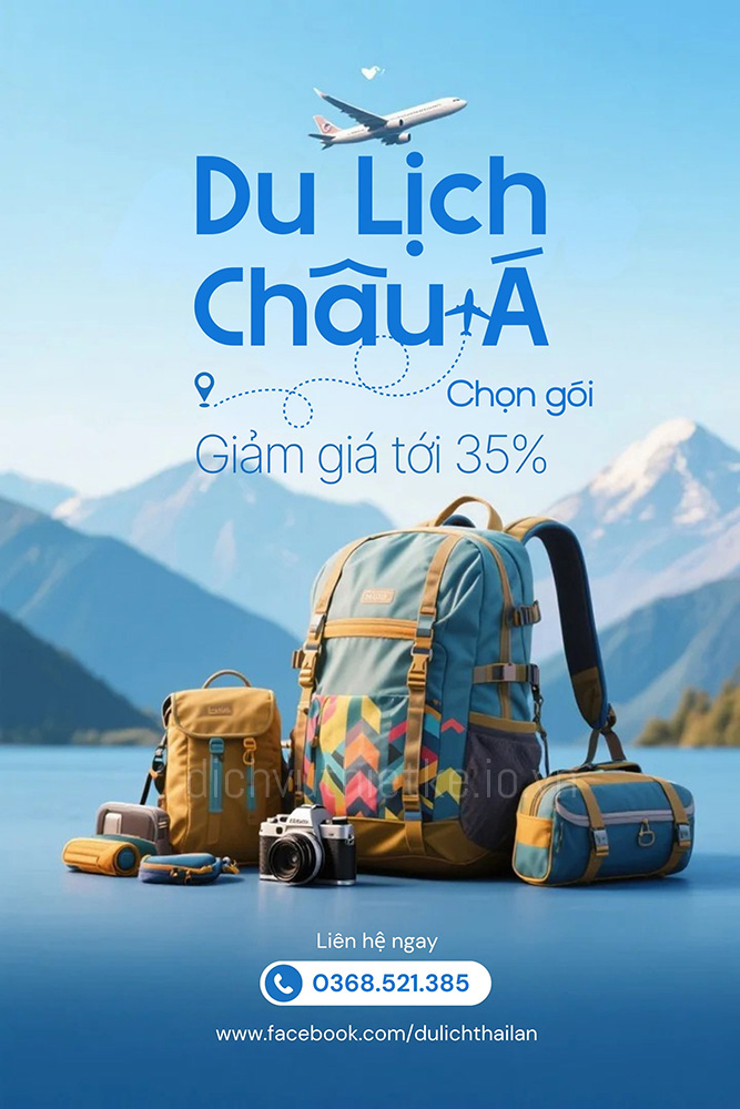 Ảnh quảng cáo Du lịch Châu Á