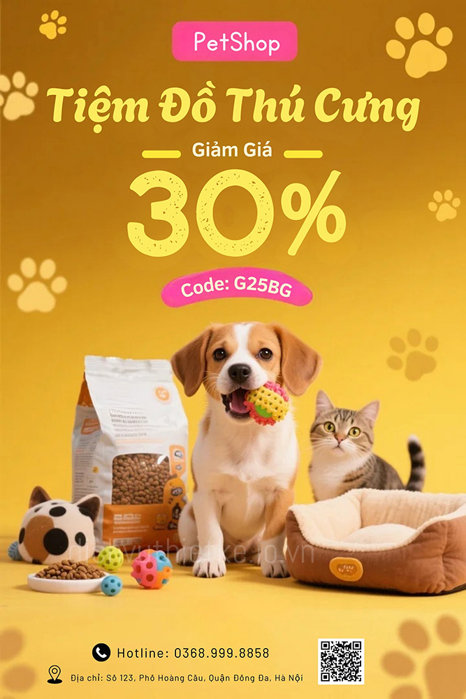 Ảnh quảng cáo Tiệm đồ thú cưng