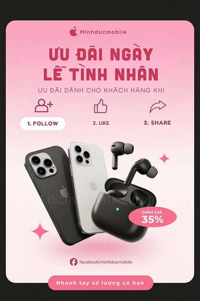 Ảnh quảng cáo Ưu đãi ngày lễ tình nhân