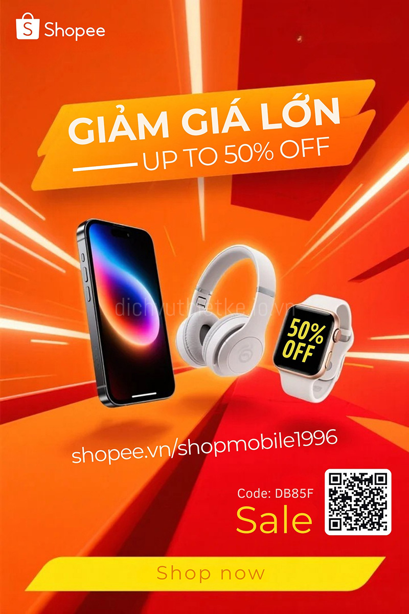 Banner Giảm Giá Lớn Shopee