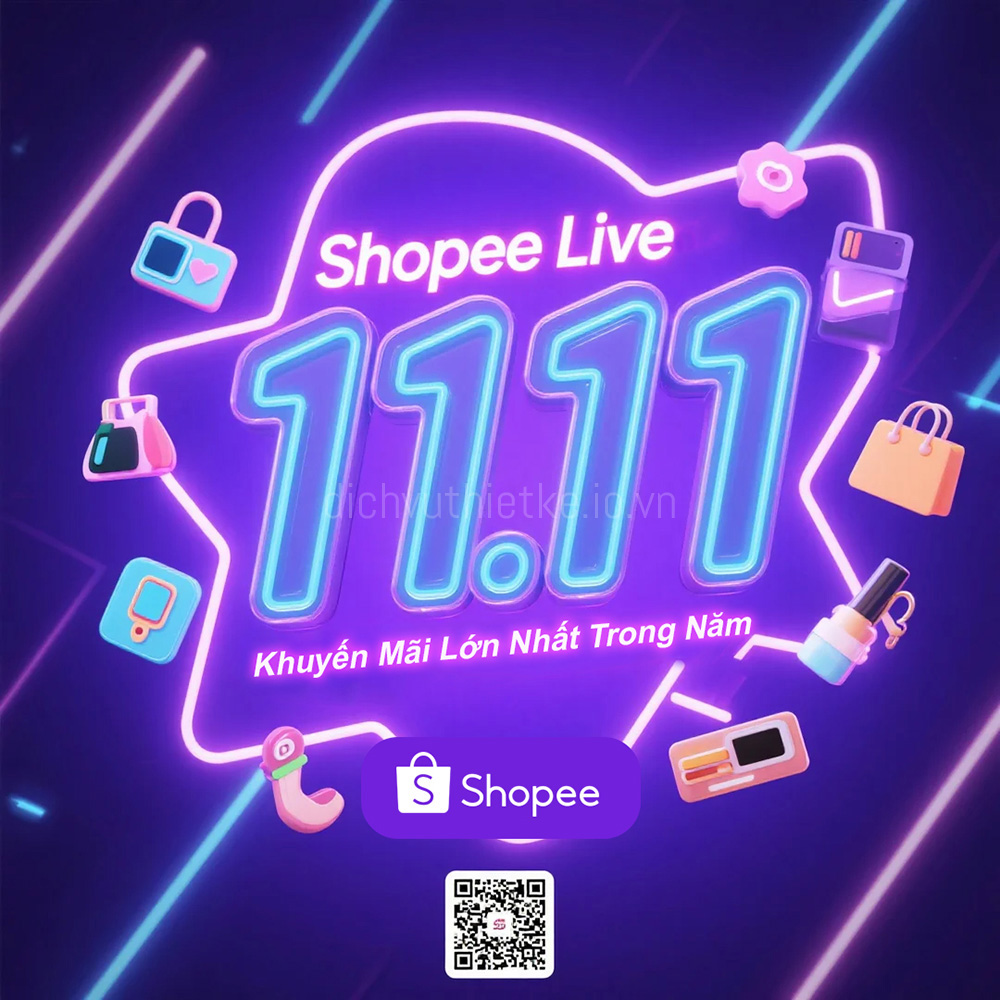 Banner Shopee Live 11.11