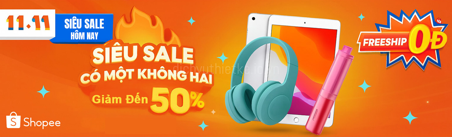 Banner Siêu Sale Shopee