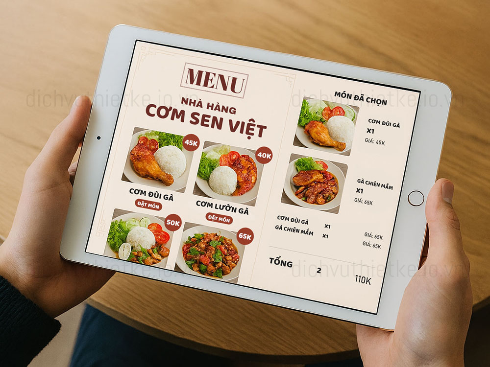 Menu điện tử